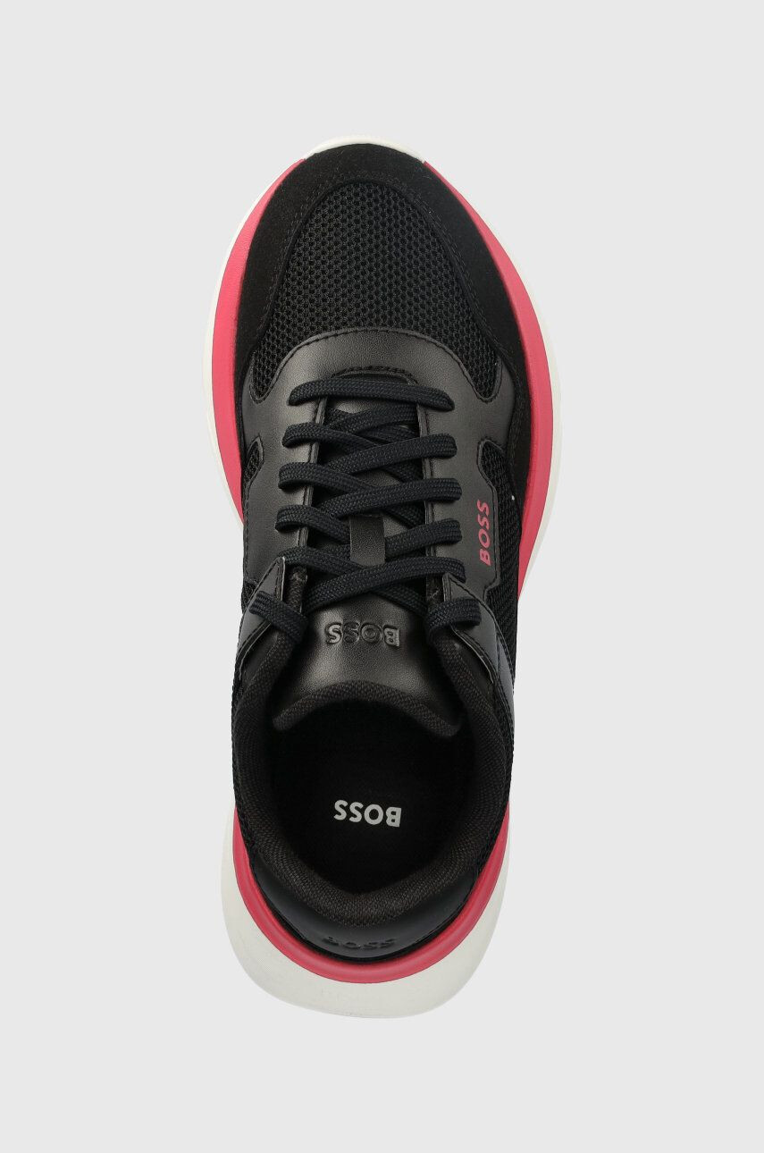 Boss Sneakers boty Dean Runn tmavomodrá barva - Pepit.cz