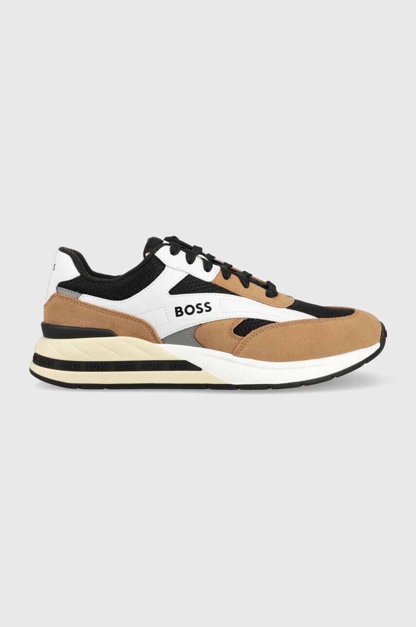 Boss Sneakers boty Kurt hnědá barva 50493214 - Pepit.cz