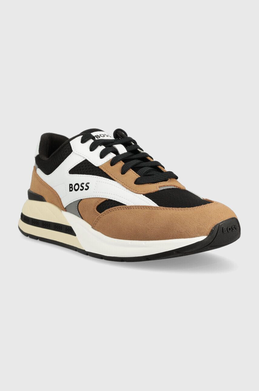 Boss Sneakers boty Kurt hnědá barva 50493214 - Pepit.cz