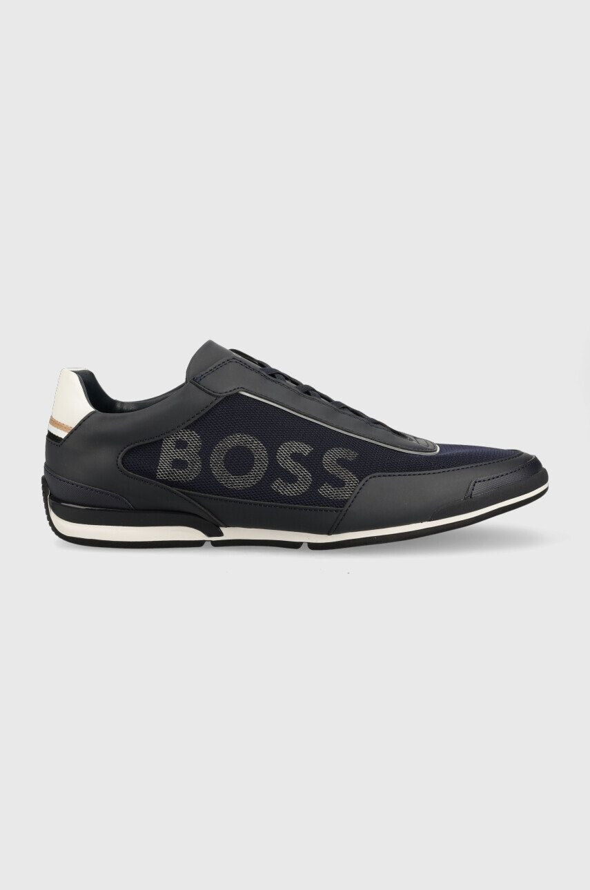 Boss Sneakers boty Saturn tmavomodrá barva - Pepit.cz