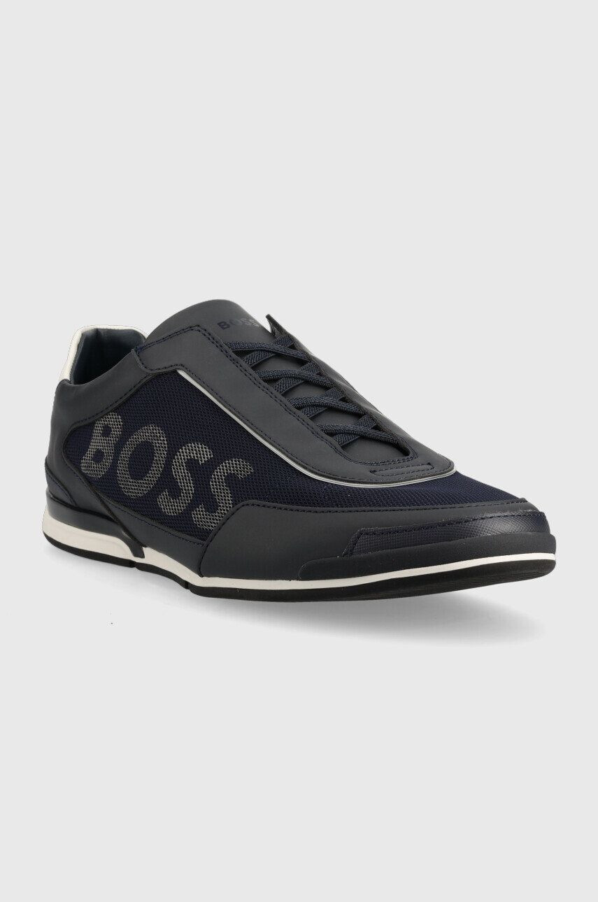 Boss Sneakers boty Saturn tmavomodrá barva - Pepit.cz