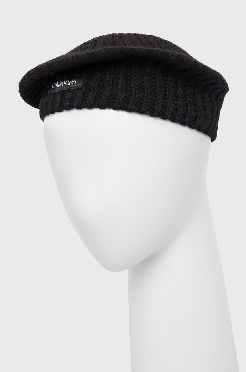 Calvin Klein Baret z vlněné směsi - Pepit.cz