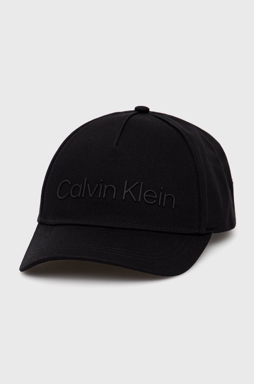 Calvin Klein Bavlněná čepice - Pepit.cz