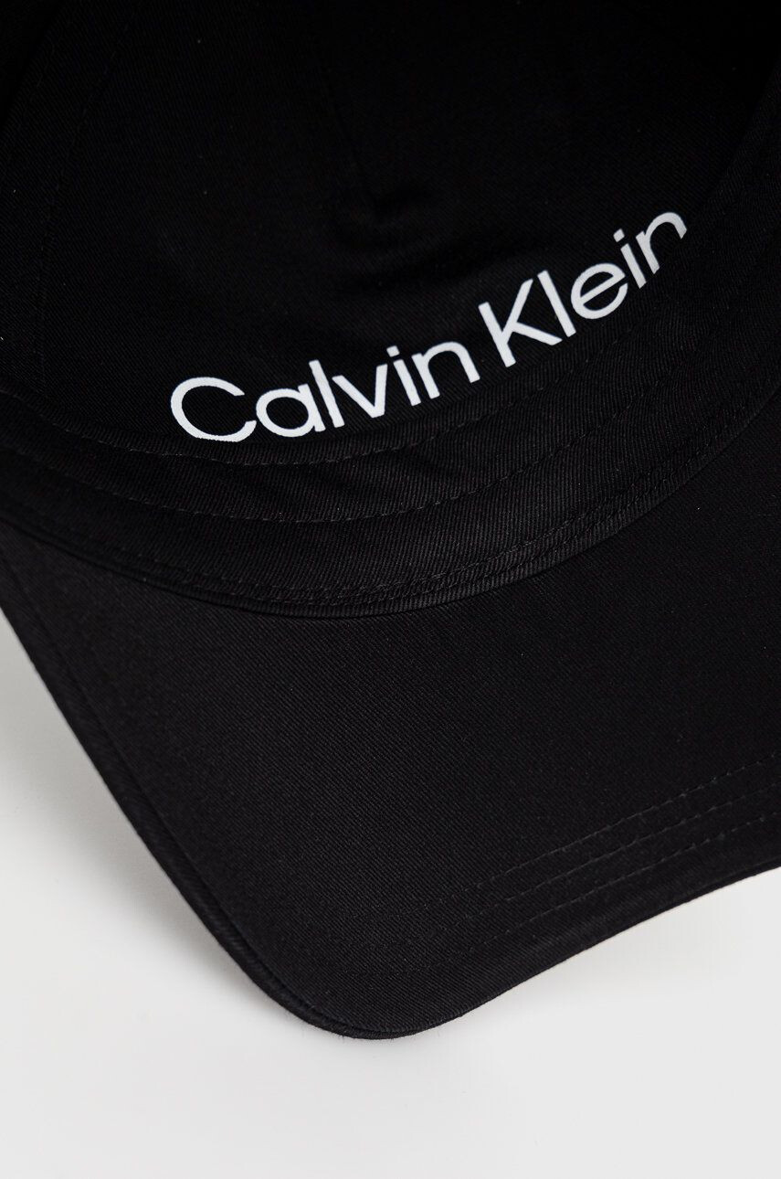 Calvin Klein Bavlněná čepice - Pepit.cz