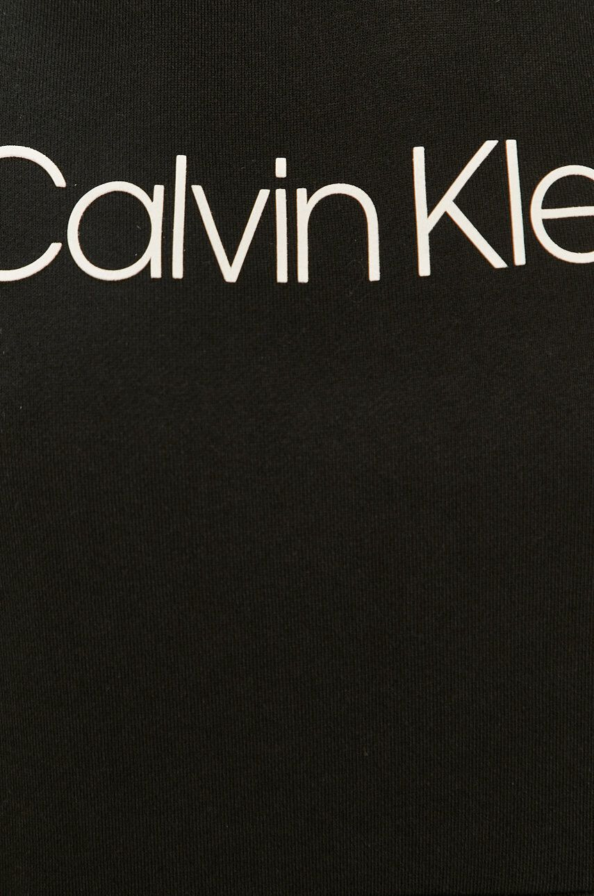 Calvin Klein Mikina dámská černá barva s potiskem - Pepit.cz