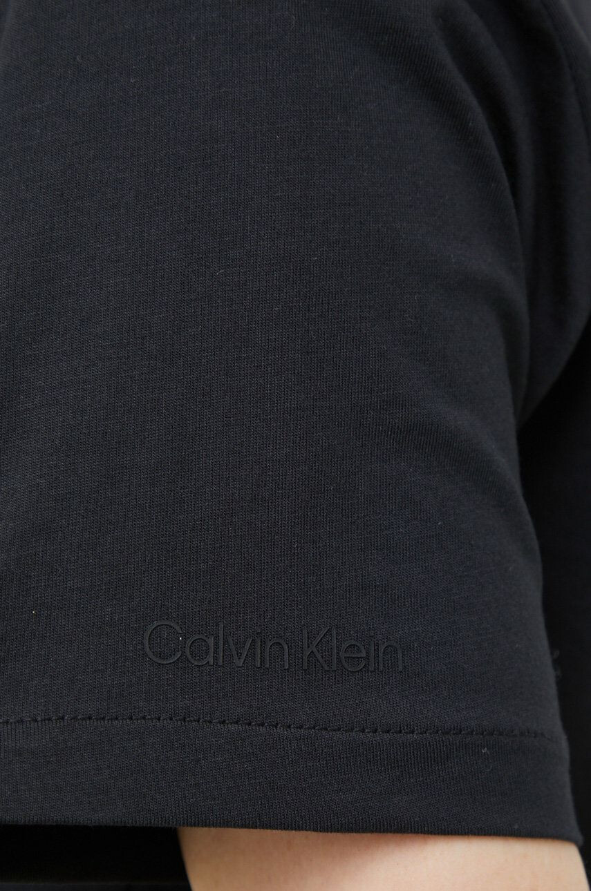 Calvin Klein Bavlněné tričko s aplikací - Pepit.cz