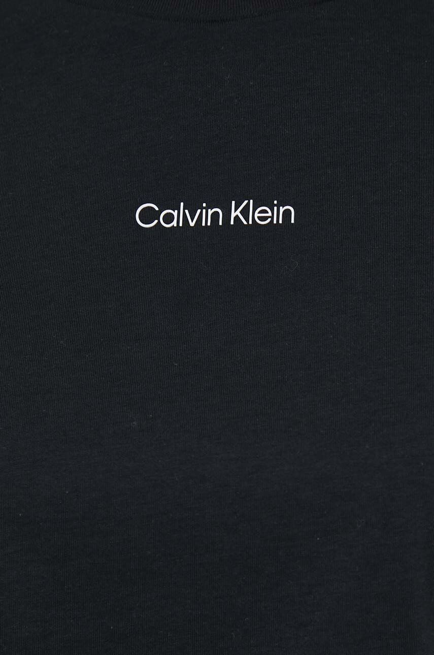 Calvin Klein Bavlněné tričko tmavomodrá barva - Pepit.cz