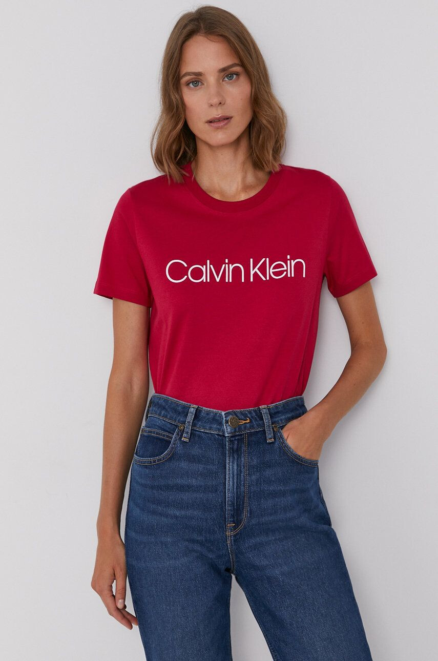 Calvin Klein Bavlněné tričko - Pepit.cz