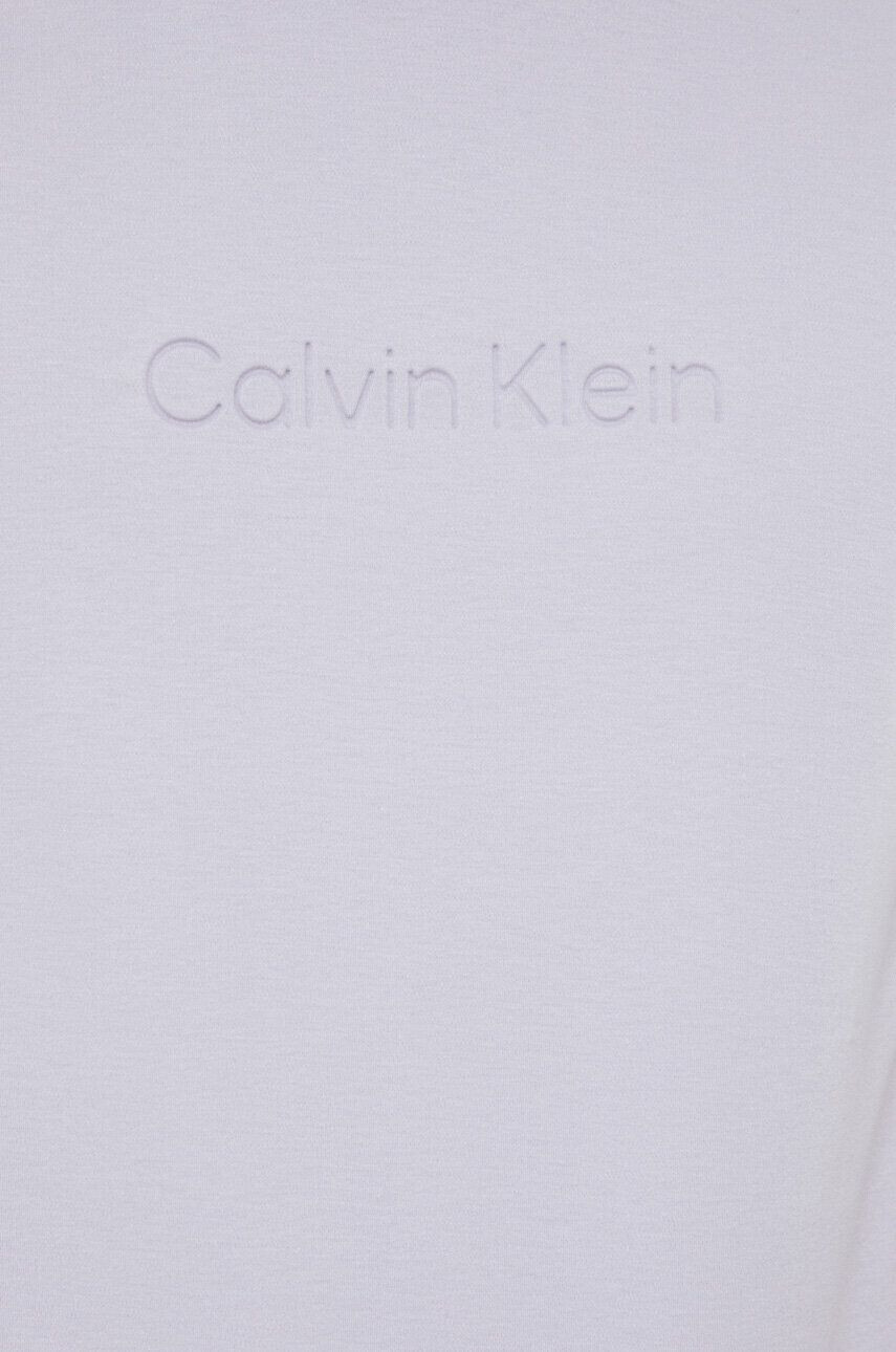 Calvin Klein Bavlněné tričko šedá barva s aplikací - Pepit.cz