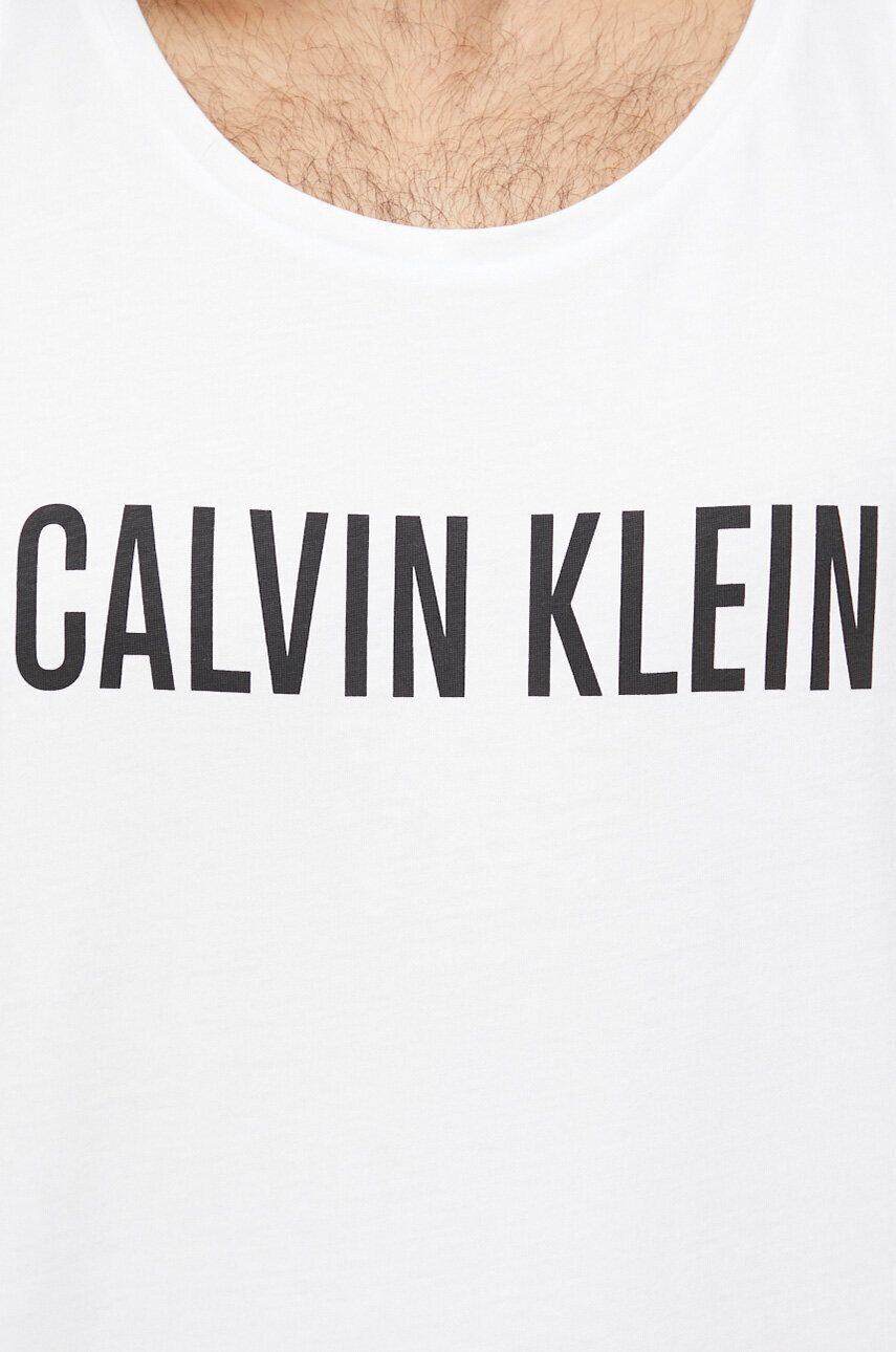 Calvin Klein Bavlněné tričko bílá barva - Pepit.cz