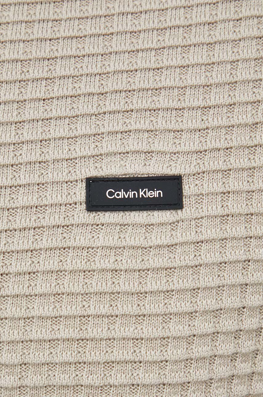 Calvin Klein Bavlněný svetr černá barva - Pepit.cz