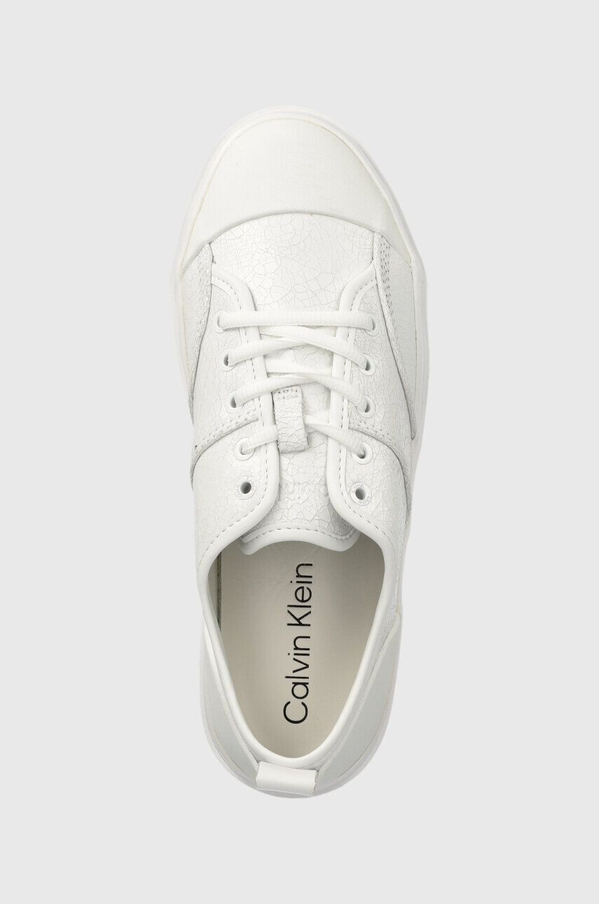 Calvin Klein Boty LOW PROF CUP LACE UP bílá barva HW0HW01553 - Pepit.cz