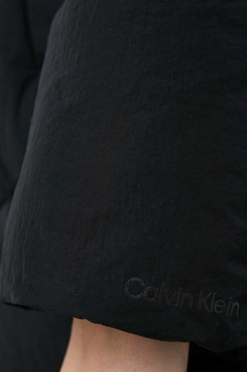 Calvin Klein Bunda dámská černá barva přechodná - Pepit.cz