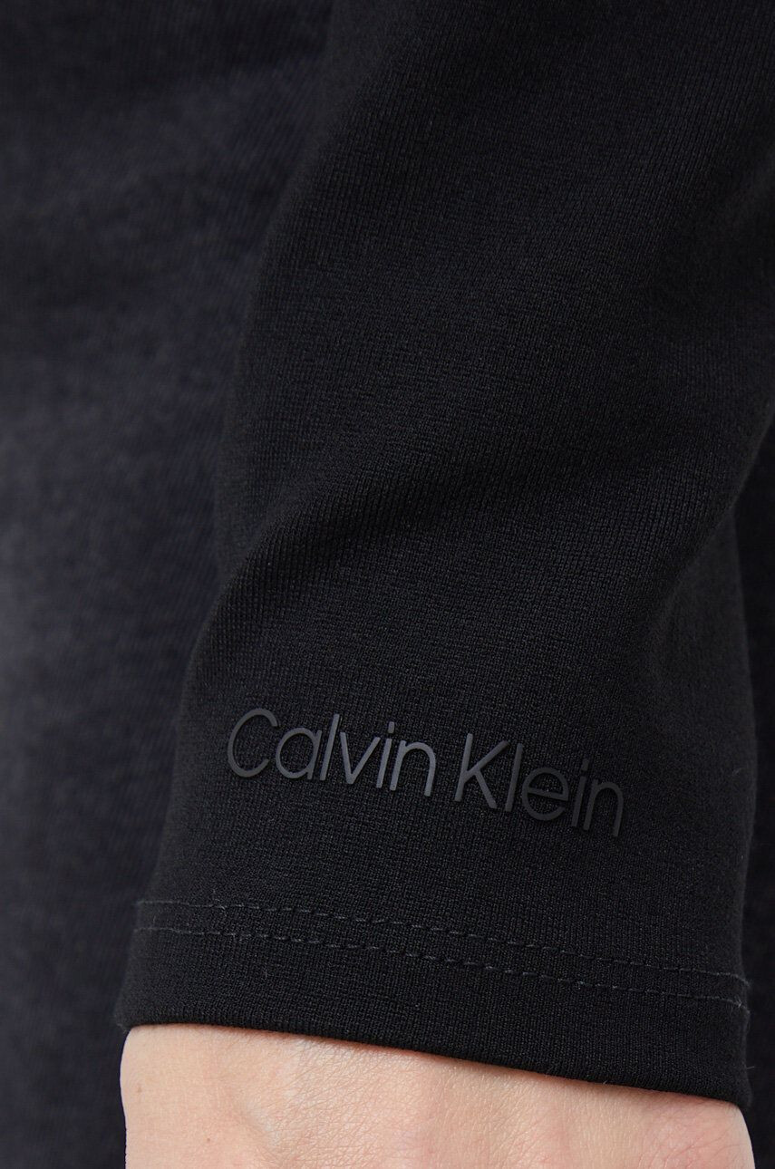 Calvin Klein Halenka dámská černá barva hladká - Pepit.cz