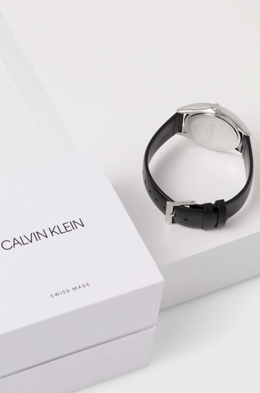 Calvin Klein Hodinky černá barva - Pepit.cz