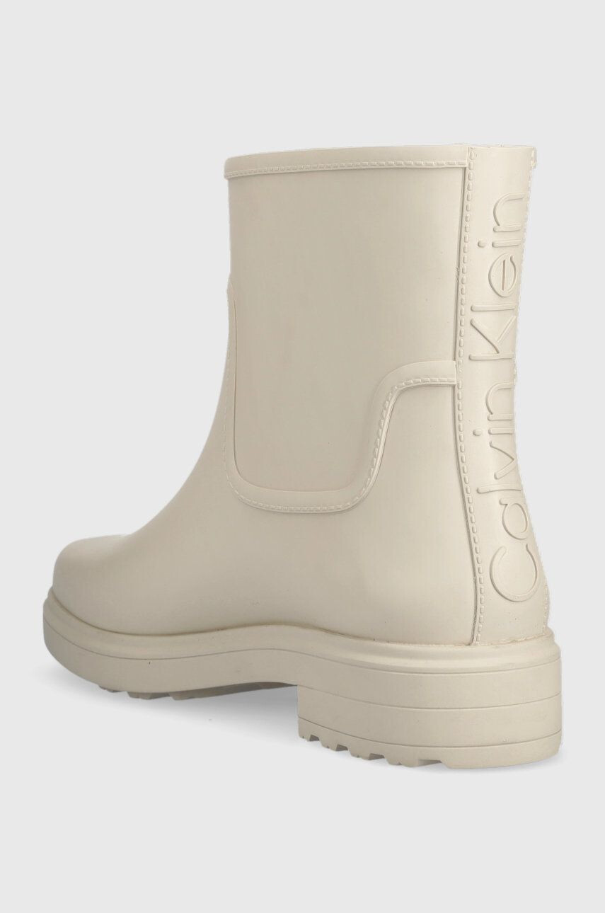 Calvin Klein Holínky Rain Boot dámské béžová barva - Pepit.cz