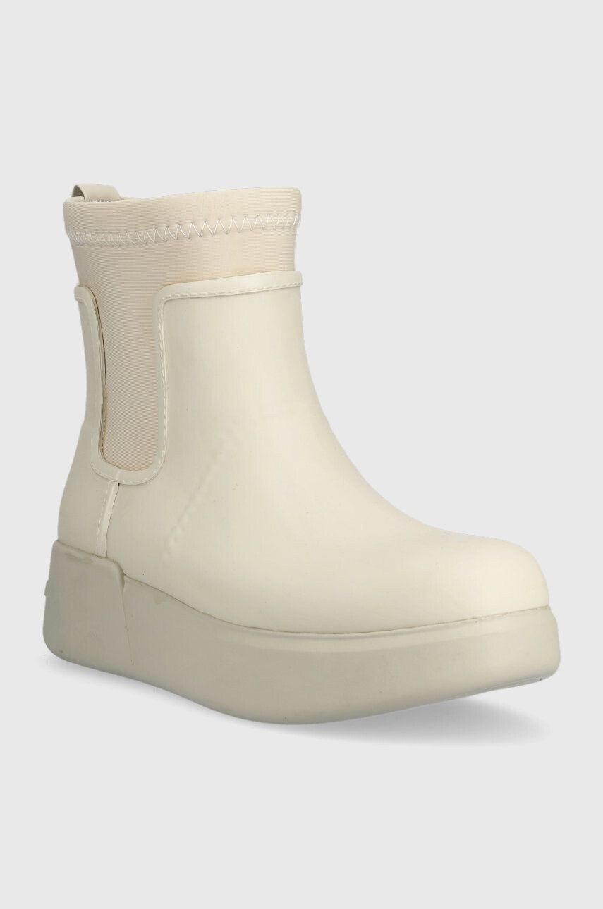 Calvin Klein Holínky Rainboot dámské béžová barva - Pepit.cz