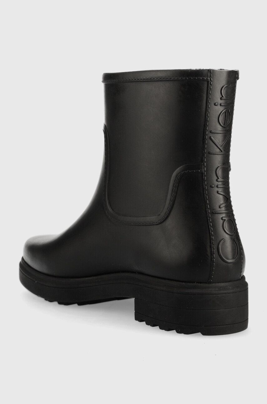 Calvin Klein Holínky Rain Boot dámské černá barva - Pepit.cz