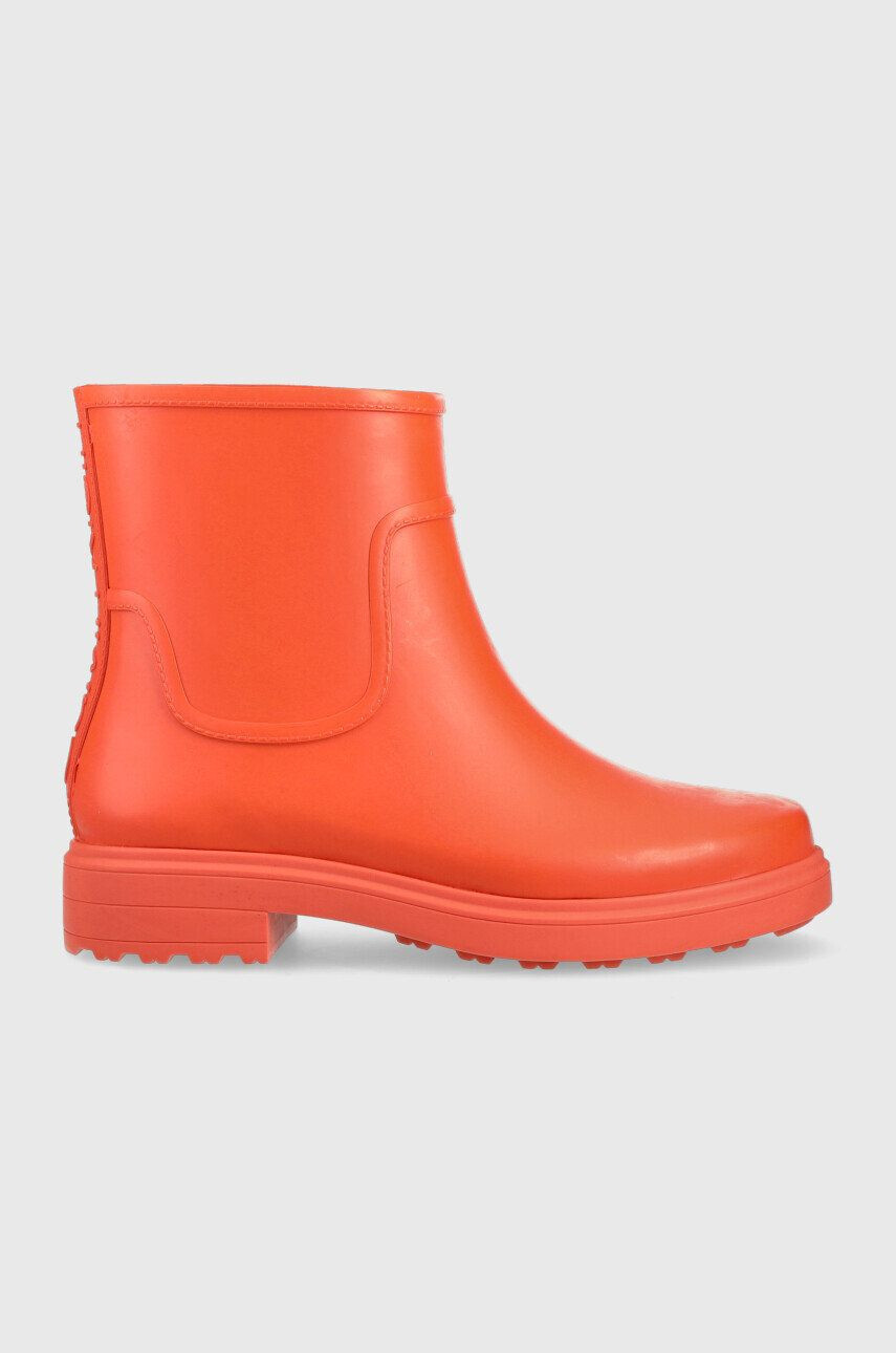 Calvin Klein Holínky Rain Boot dámské oranžová barva - Pepit.cz