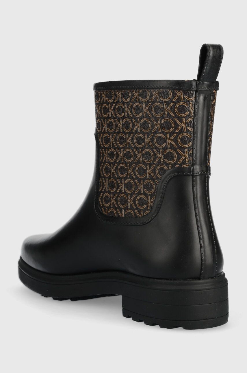 Calvin Klein Holínky Rain Boot dámské černá barva - Pepit.cz