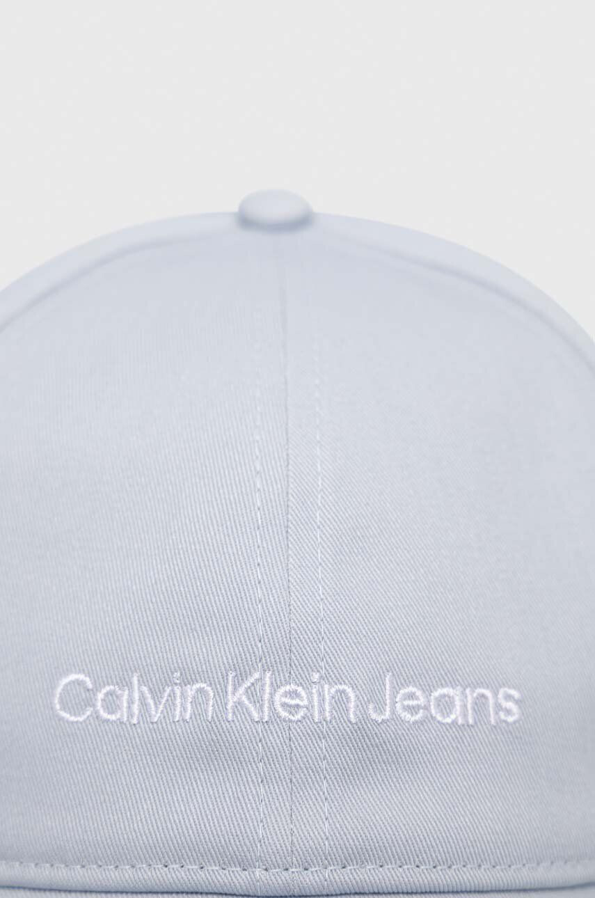 Calvin Klein Jeans Bavlněná baseballová čepice s potiskem - Pepit.cz