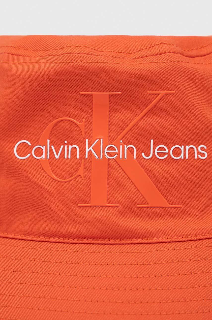 Calvin Klein Jeans Bavlněná čepice černá barva - Pepit.cz