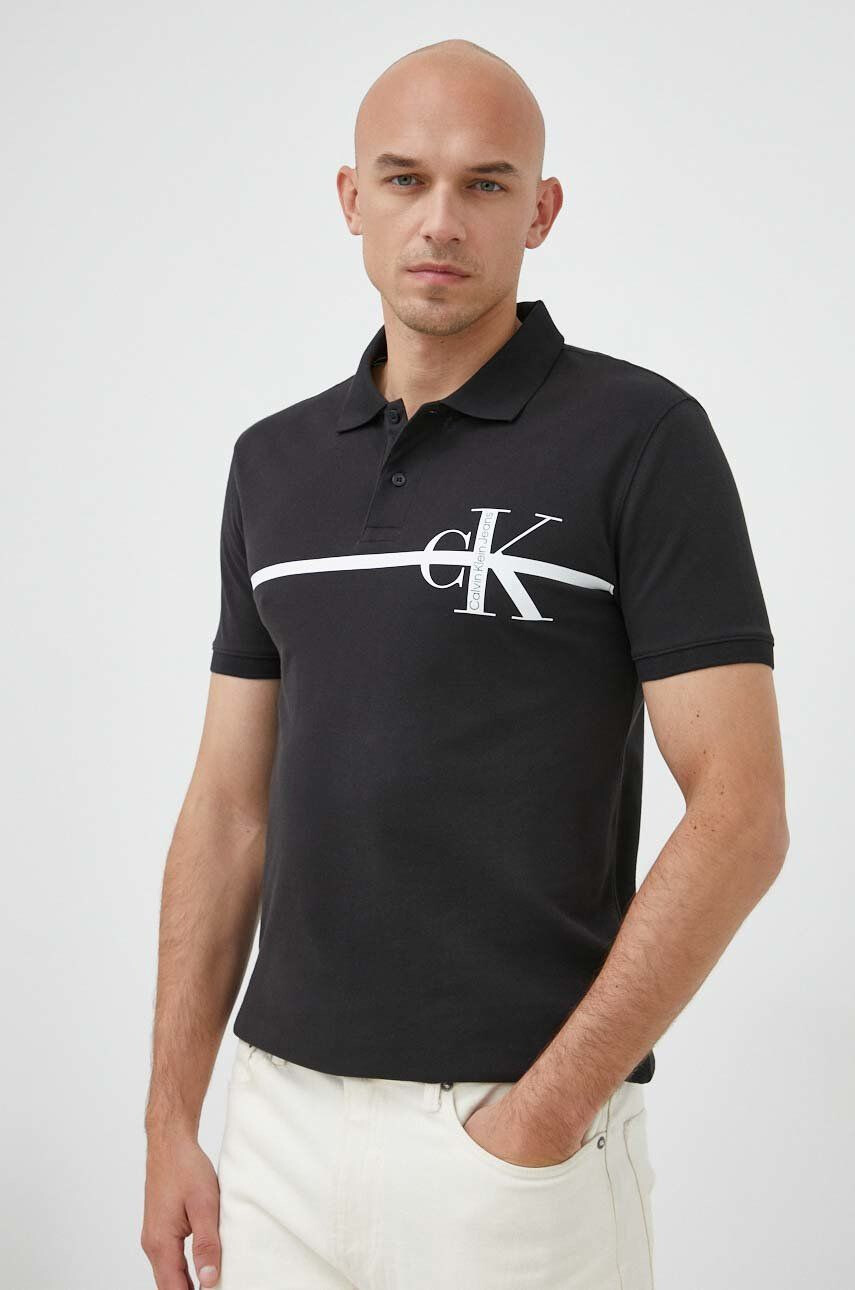 Calvin Klein Jeans Bavlněné polo tričko - Pepit.cz