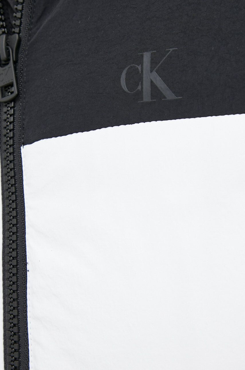 Calvin Klein Jeans Bunda pánská černá barva zimní - Pepit.cz