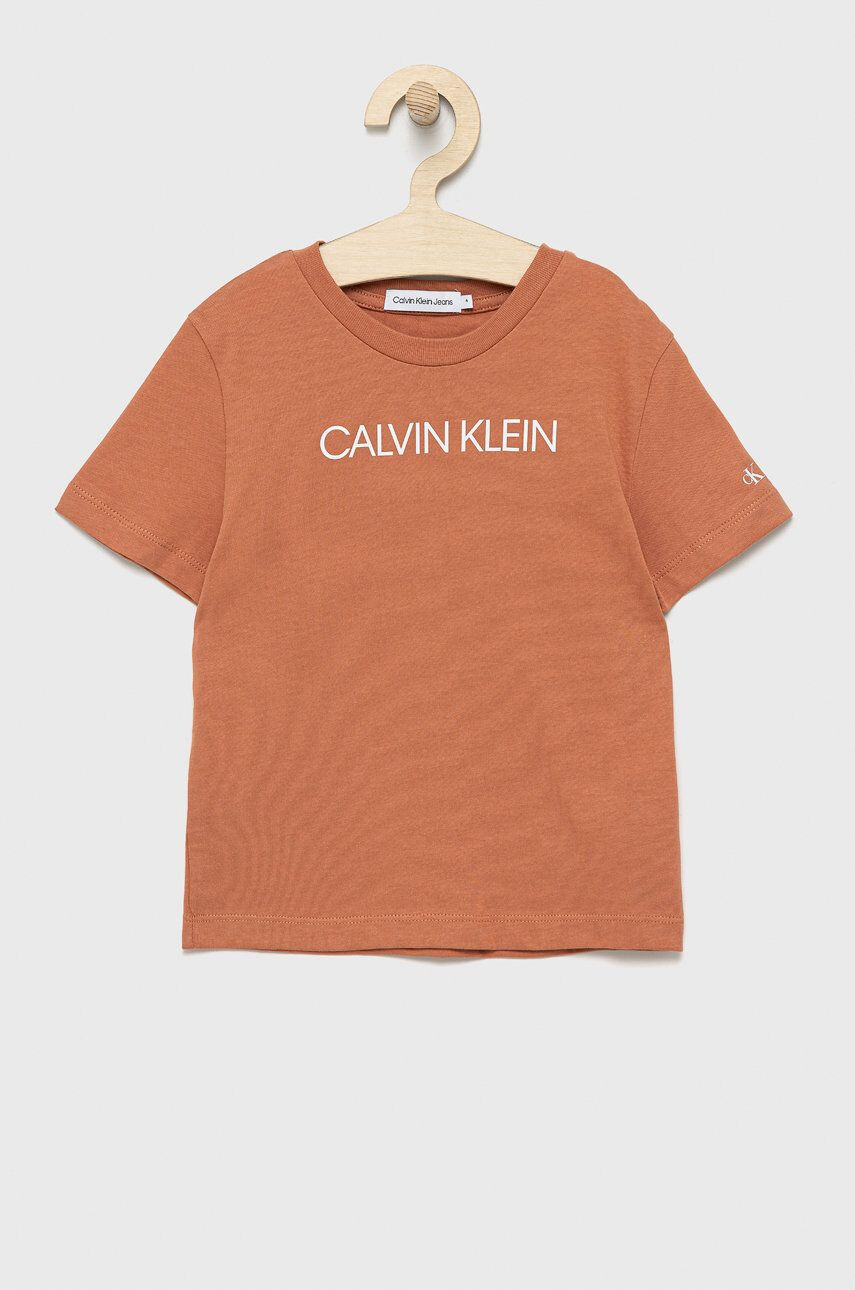 Calvin Klein Jeans Dětské bavlněné tričko - Pepit.cz