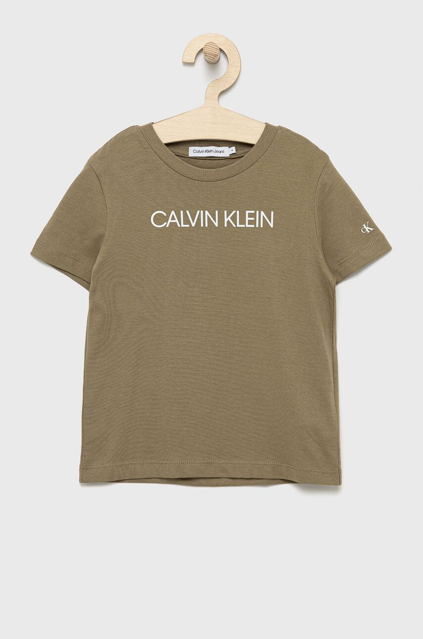 Calvin Klein Jeans Dětské bavlněné tričko - Pepit.cz