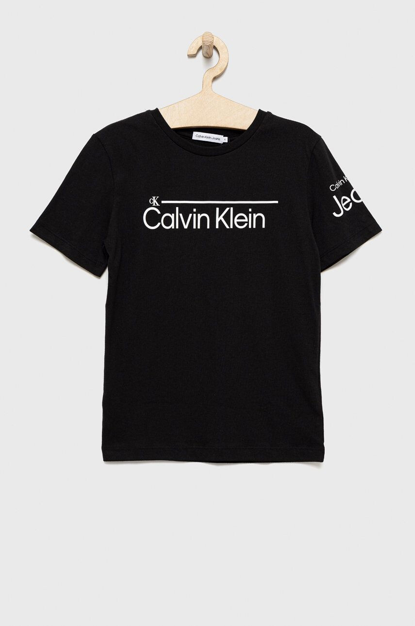 Calvin Klein Jeans Dětské bavlněné tričko - Pepit.cz