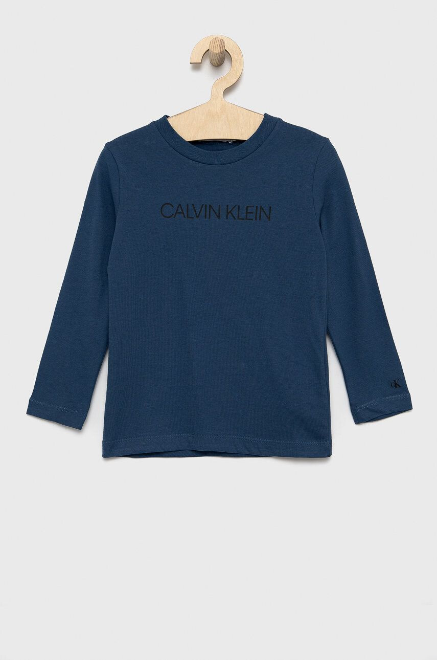 Calvin Klein Jeans Dětská bavlněná košile s dlouhým rukávem - Pepit.cz