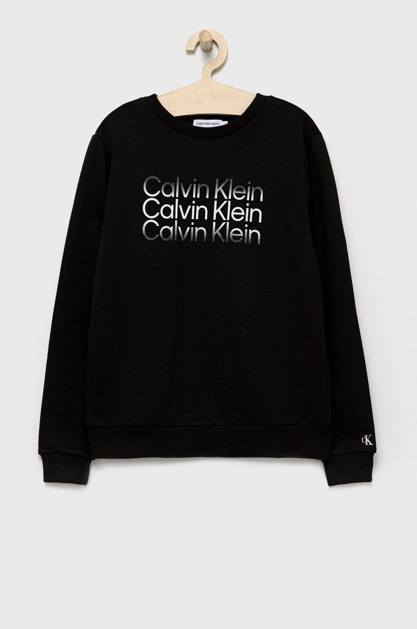 Calvin Klein Jeans Dětská bavlněná mikina - Pepit.cz