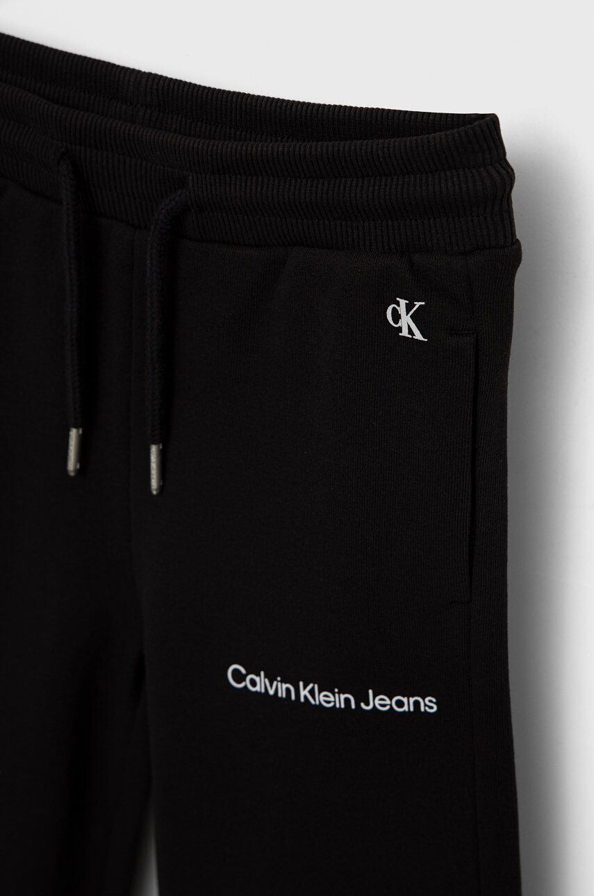 Calvin Klein Jeans Dětská souprava černá barva - Pepit.cz