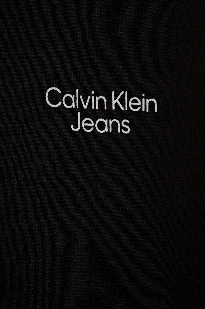 Calvin Klein Jeans Dětská tepláková souprava černá barva - Pepit.cz