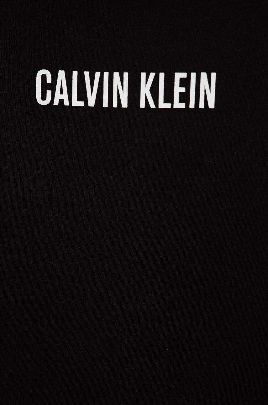 Calvin Klein Jeans Dětské bavlněné tričko černá barva - Pepit.cz