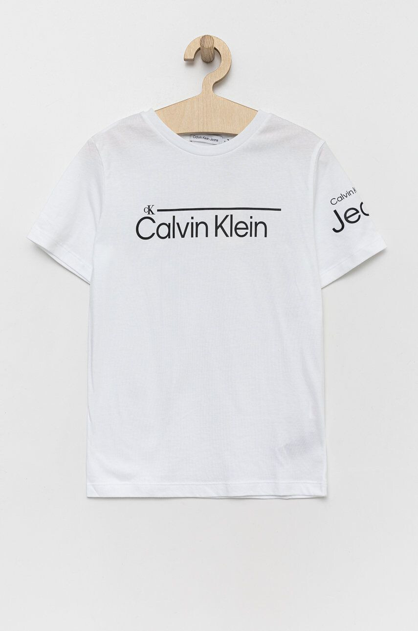 Calvin Klein Jeans Dětské bavlněné tričko - Pepit.cz