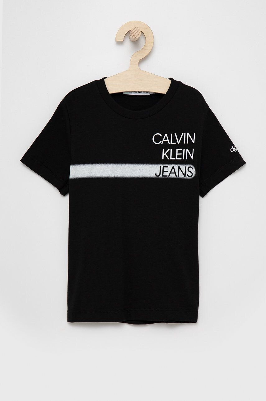 Calvin Klein Jeans Dětské bavlněné tričko - Pepit.cz