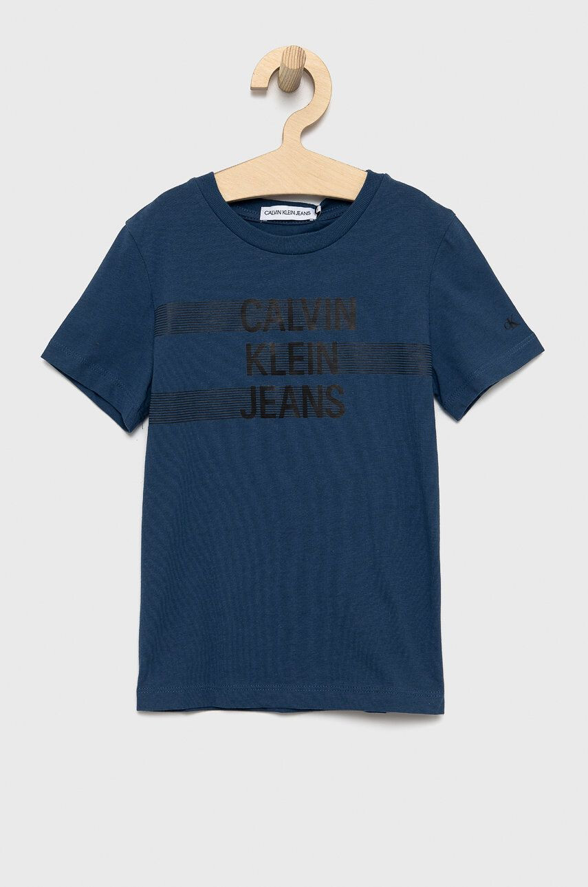 Calvin Klein Jeans Dětské bavlněné tričko - Pepit.cz