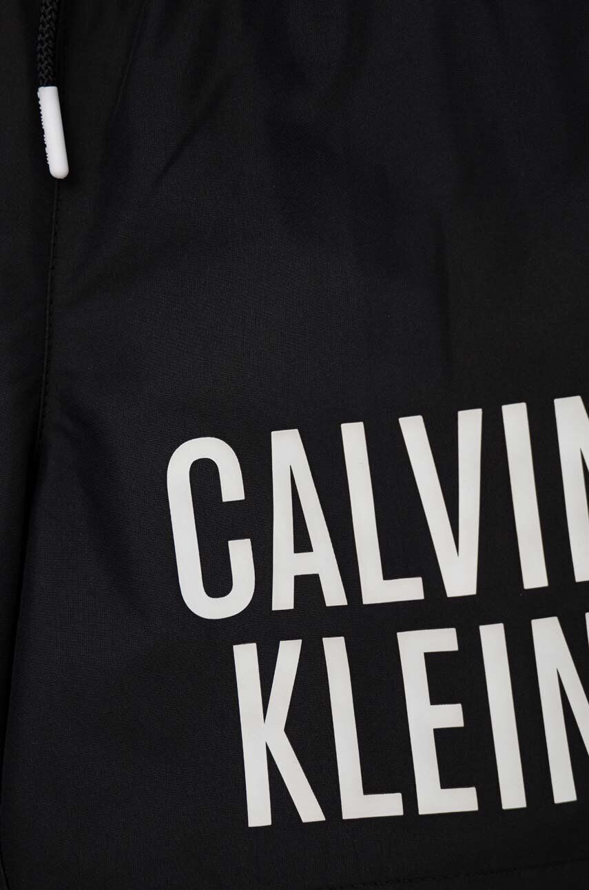 Calvin Klein Jeans Dětské plavkové šortky černá barva - Pepit.cz