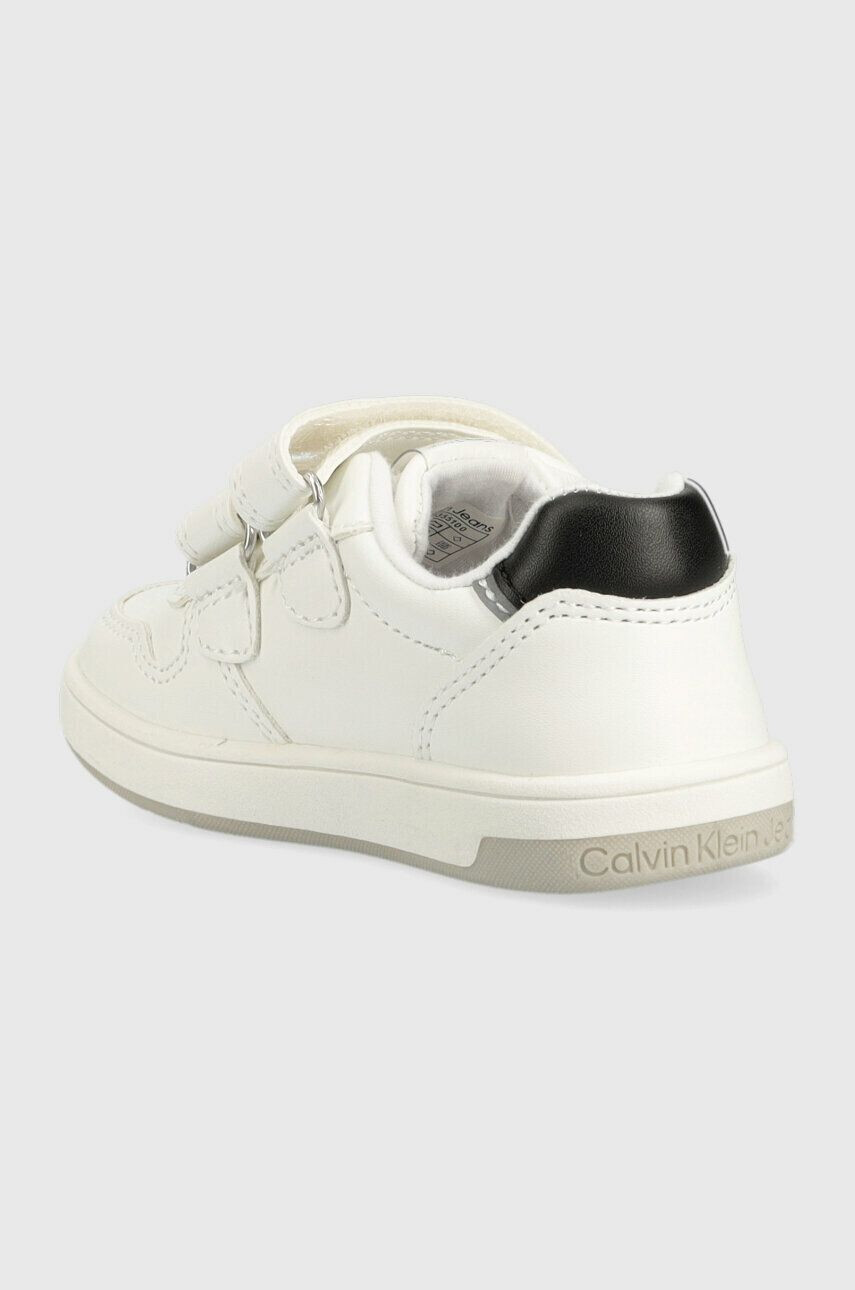 Calvin Klein Jeans Dětské sneakers boty bílá barva - Pepit.cz