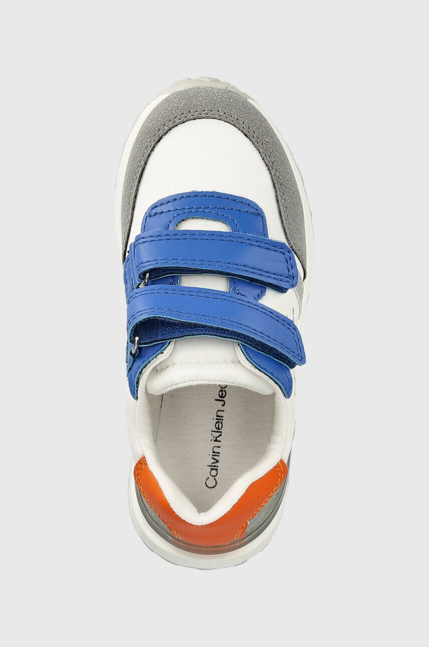 Calvin Klein Jeans Dětské sneakers boty zelená barva - Pepit.cz