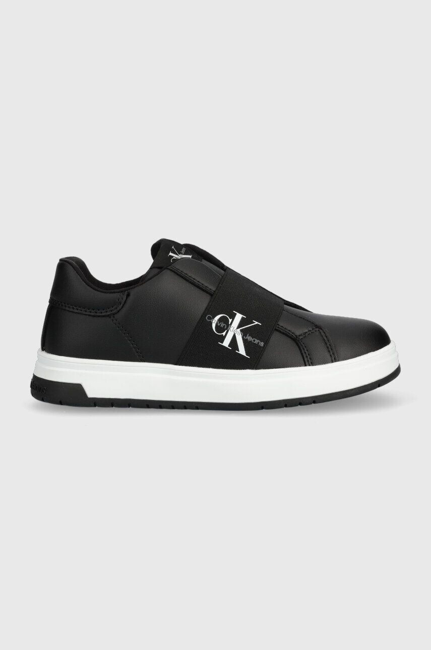 Calvin Klein Jeans Dětské sneakers boty černá barva - Pepit.cz