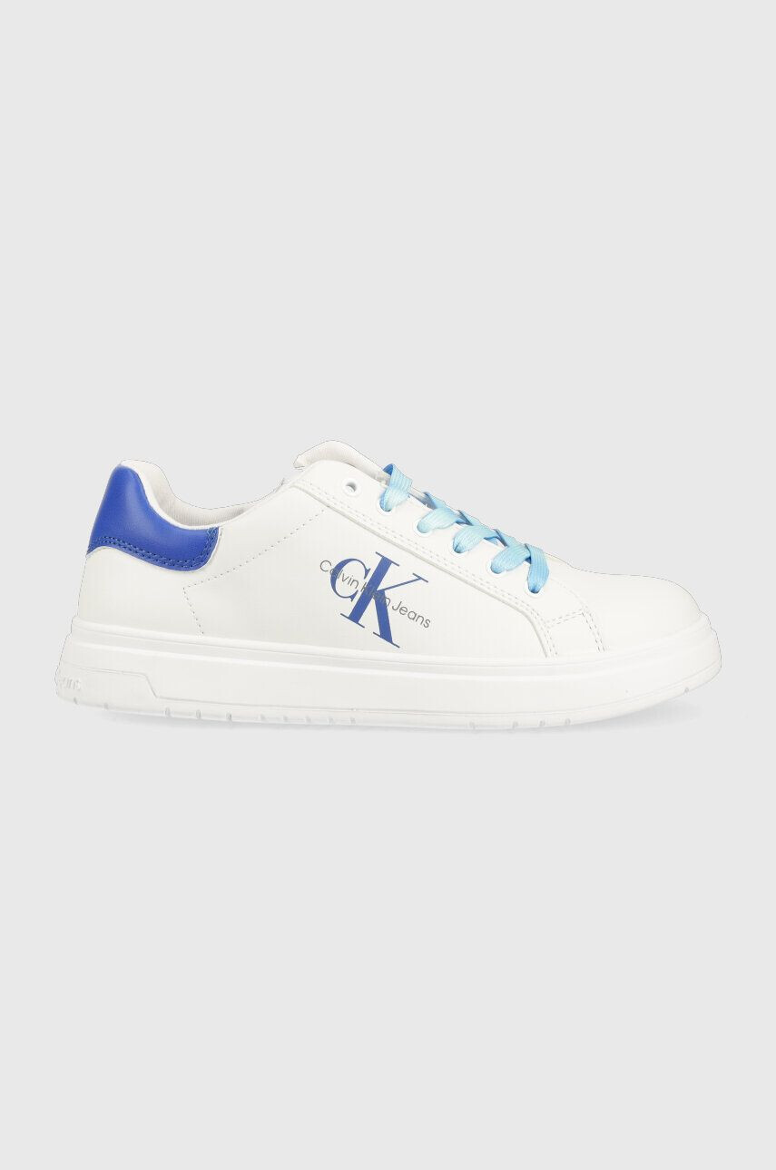 Calvin Klein Jeans Dětské sneakers boty béžová barva - Pepit.cz