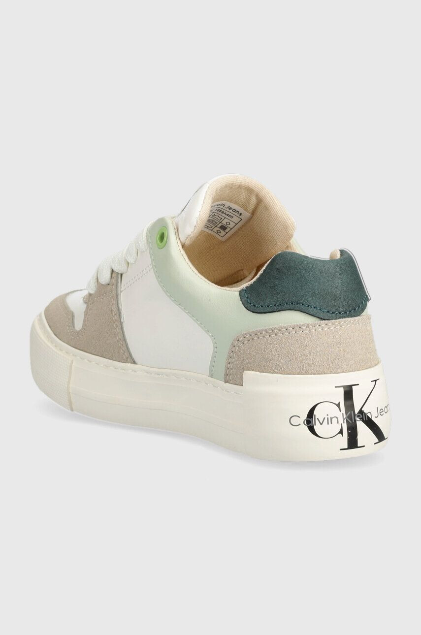 Calvin Klein Jeans Dětské sneakers boty béžová barva - Pepit.cz