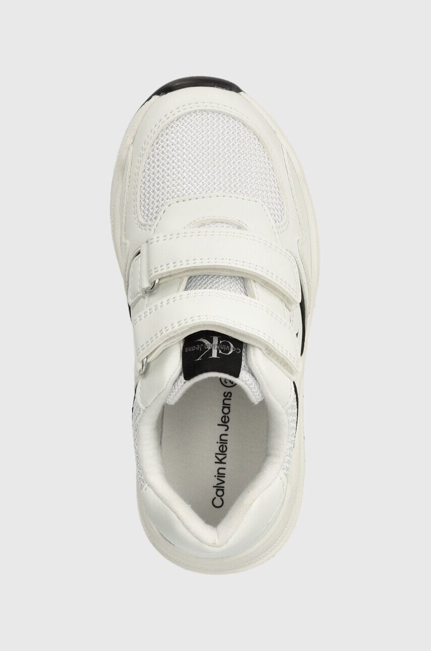 Calvin Klein Jeans Dětské sneakers boty bílá barva - Pepit.cz