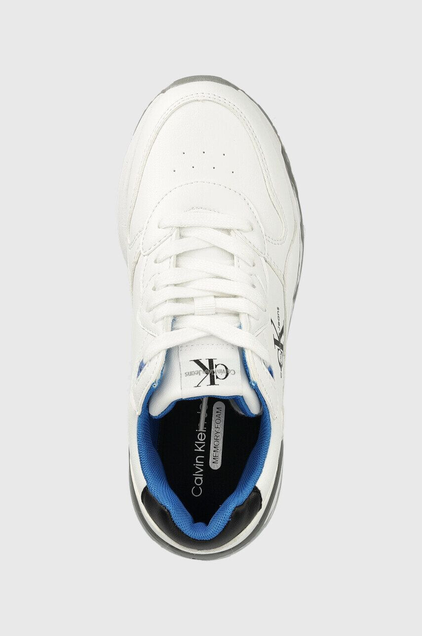 Calvin Klein Jeans Dětské sneakers boty bílá barva - Pepit.cz