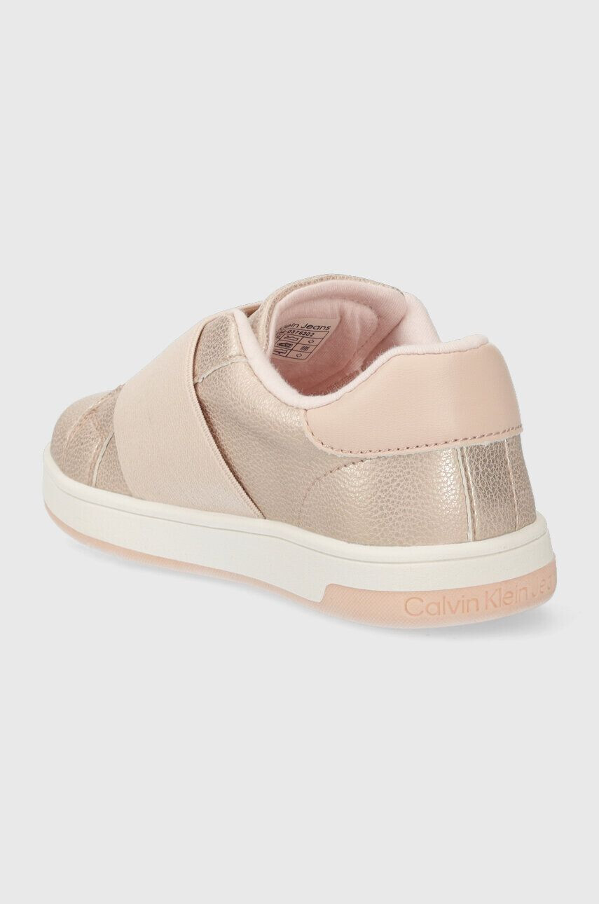 Calvin Klein Jeans Dětské sneakers boty růžová barva - Pepit.cz