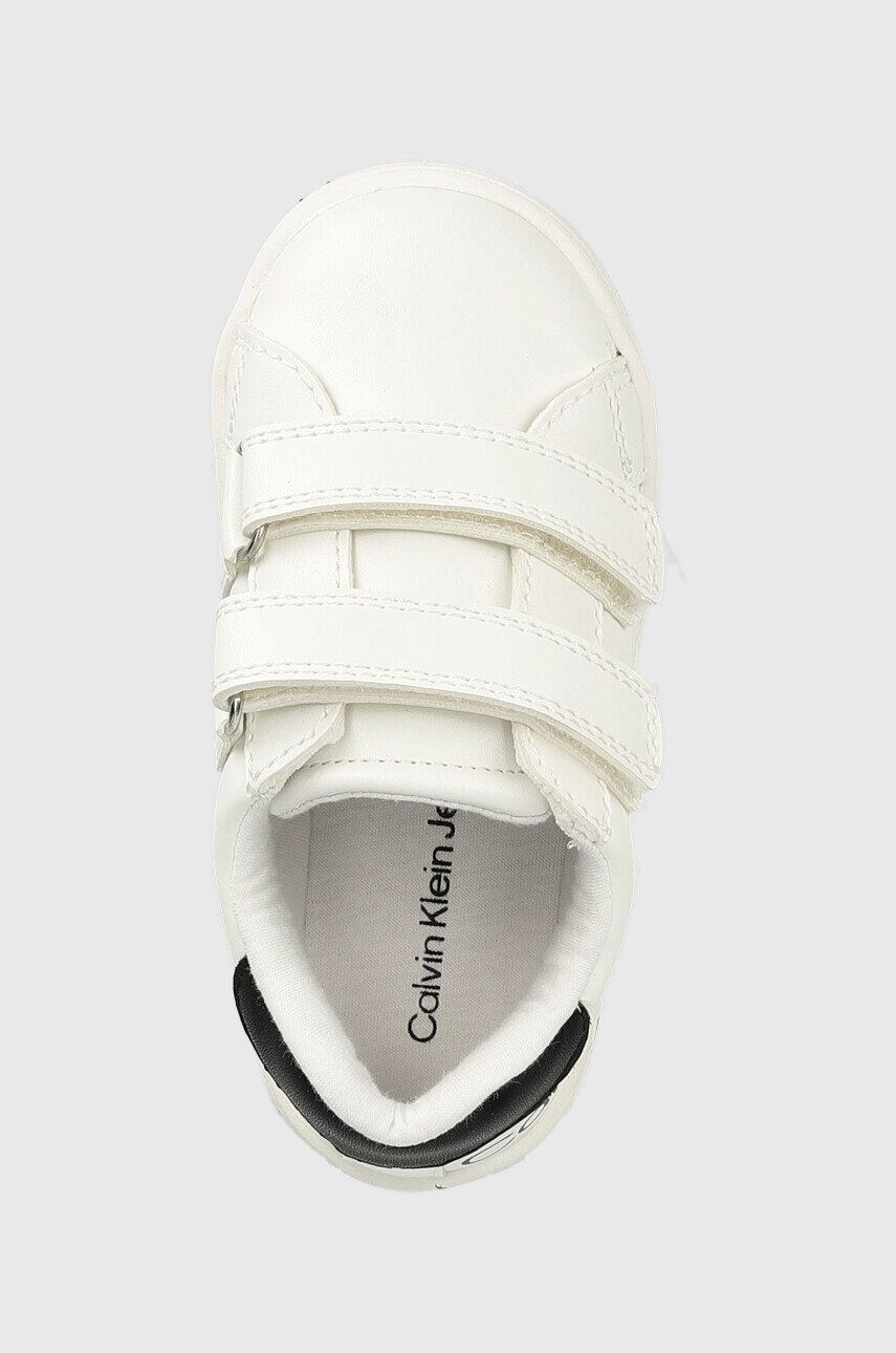 Calvin Klein Jeans Dětské sneakers boty bílá barva - Pepit.cz