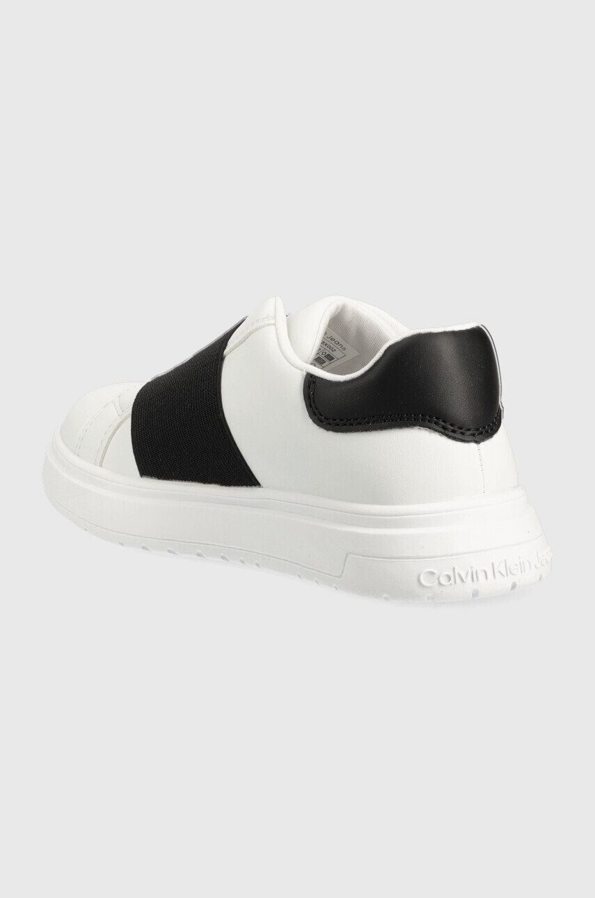 Calvin Klein Jeans Dětské sneakers boty bílá barva - Pepit.cz